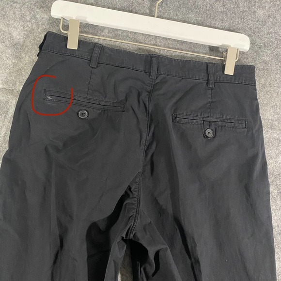 Billy Reid Trouser Pants Womens 4 Black High Rise Straight Leg - Picture 10 of 10